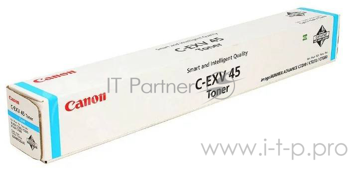 Тонер-картридж Canon C-EXV45 C для iR ADV C7260i/C7270i /C7280i . Голубой.