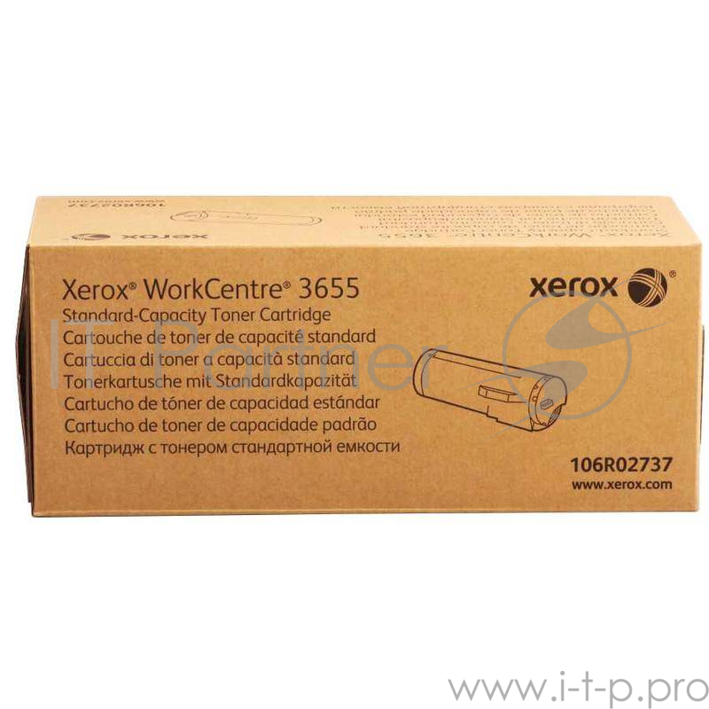 Тонер-картридж Xerox 106R02737 черный,black (6100 стр) для Xerox Phaser 3655X (Channels)