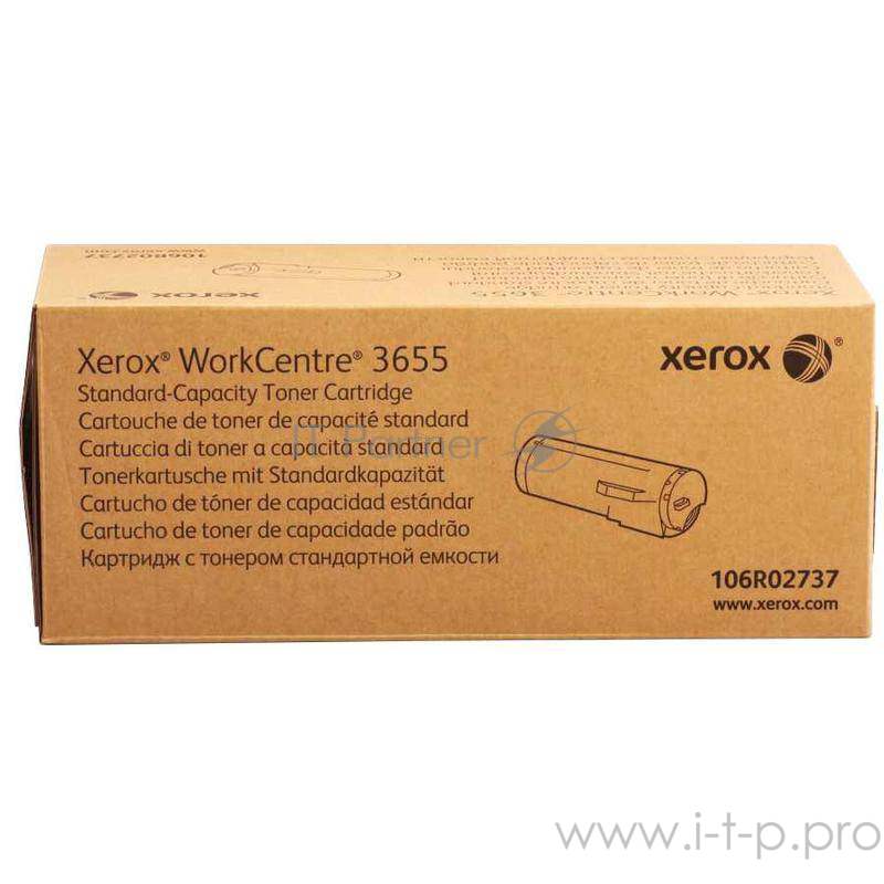 Тонер-картридж Xerox 106R02737 черный,black (6100 стр) для Xerox Phaser 3655X (Channels)
