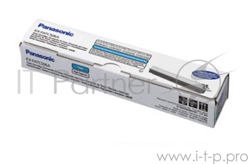 Тонер Картридж Panasonic KX-FATC506A7 голубой для Panasonic KX-MC6020RU