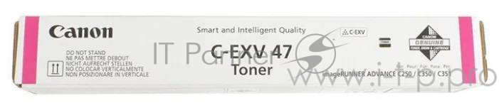 Тонер CANON C-EXV47 TONER M EUR красный