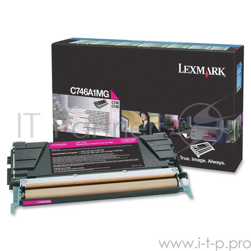 Картридж Lexmark C746dn / C746dtn / C746n / C748de / C748dte / C748e пурпурный 7000стр