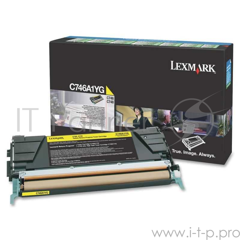 Картридж Lexmark C746dn / C746dtn / C746n / C748de / C748dte / C748e желтый 7000стр