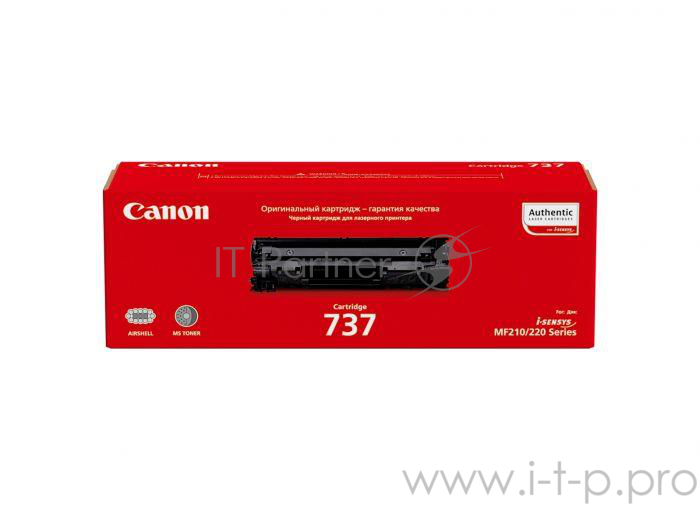 Тонер-картридж Canon 737 (9435B004) Black черный, 2400 стр., для i-Sensys MF211/212/216/217/226/229