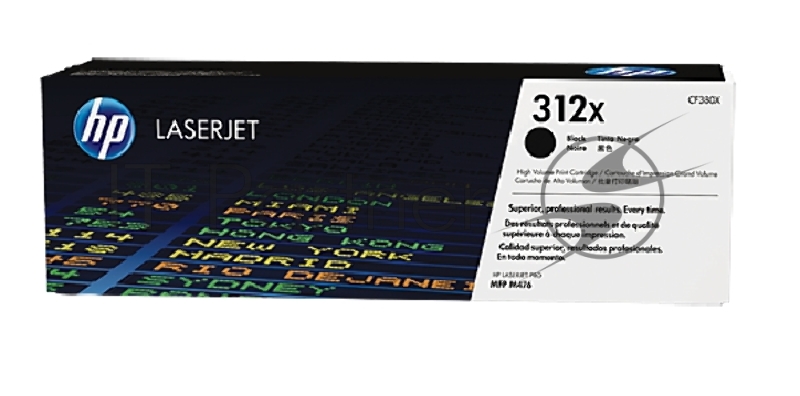 Kартридж Hewlett-Packard HP 312A Black 2-pack LaserJet Toner Cartridge (CF380XD) увеличеной емкости