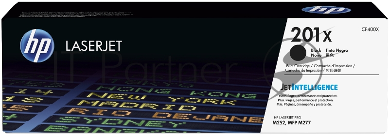 Тонер Картридж HP 201X CF400X черный для HP CLJ Pro M252/M277 (2800стр.)