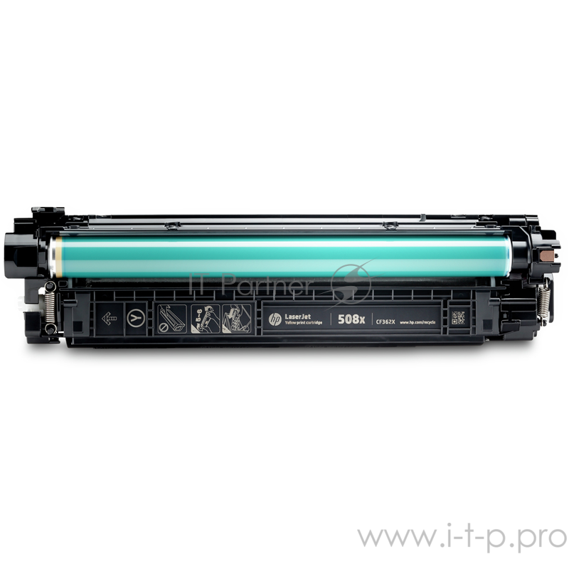 Тонер Картридж HP 508X CF362X желтый для HP CLJ M552/M553 (9500стр.)