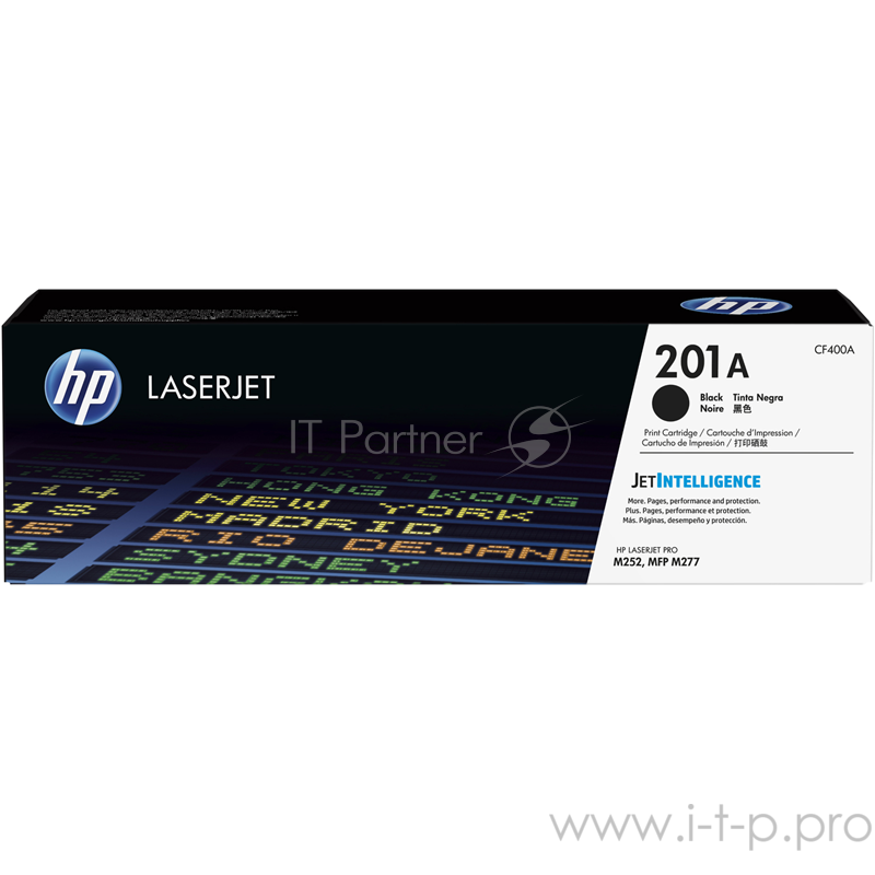 Тонер Картридж HP 201A CF400A черный для HP CLJ Pro M252/M277 (1500стр.)