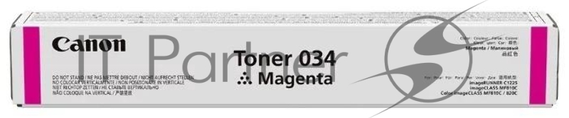 Тонер Canon 034 9452B001 пурпурный туба для копира iR C1225iF