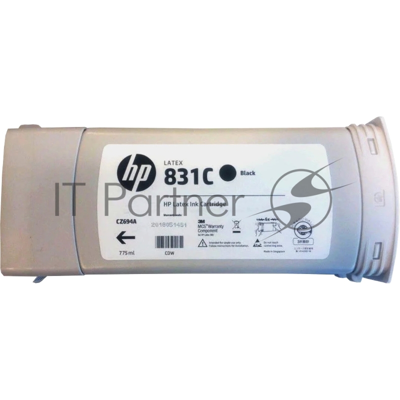 Контейнер HP 831C 775ml Black Latex Ink Cartridge