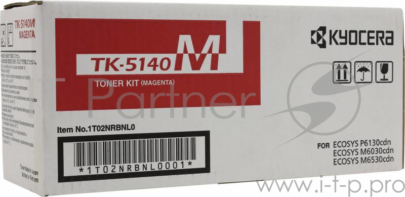 Тонер-картридж Kyocera TK-5140M (1T02NRBNL0), Magenta пурпурный, 5000 стр., для M6030cdn/M6530cdn/P6130cdn