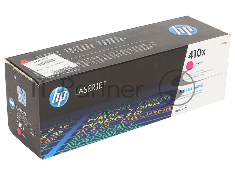 Тонер Картридж HP 410X CF413X пурпурный для HP LJ Pro M452/M477 (5000стр.)