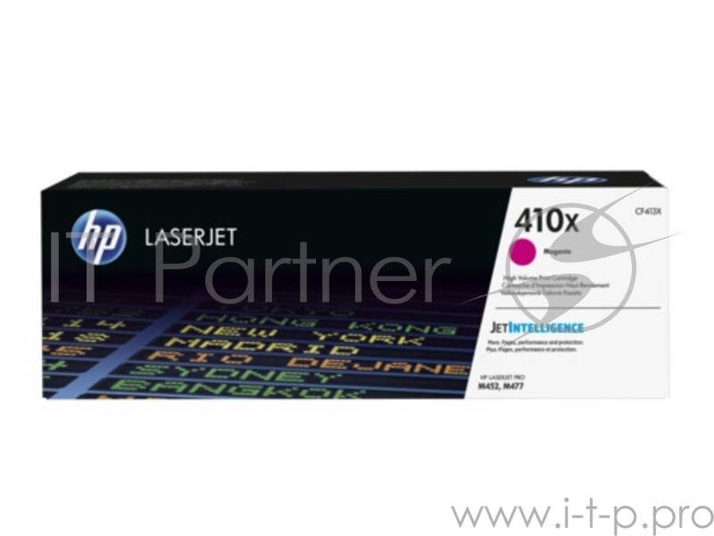 Тонер Картридж HP 410X CF413X пурпурный для HP LJ Pro M452/M477 (5000стр.)