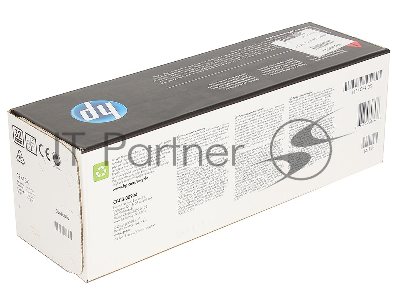 Тонер Картридж HP 410X CF413X пурпурный для HP LJ Pro M452/M477 (5000стр.)