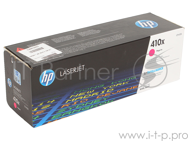 Тонер Картридж HP 410X CF413X пурпурный для HP LJ Pro M452/M477 (5000стр.)