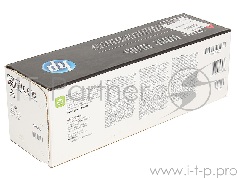 Тонер Картридж HP 410X CF413X пурпурный для HP LJ Pro M452/M477 (5000стр.)