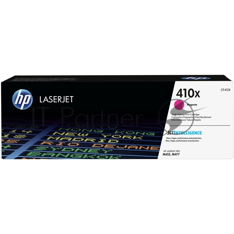 Тонер Картридж HP 410X CF413X пурпурный для HP LJ Pro M452/M477 (5000стр.)