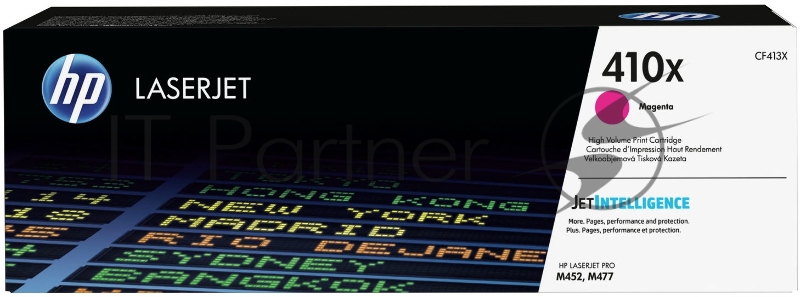 Тонер Картридж HP 410X CF413X пурпурный для HP LJ Pro M452/M477 (5000стр.)