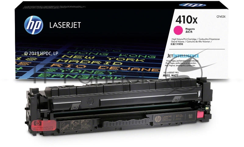 Тонер Картридж HP 410X CF413X пурпурный для HP LJ Pro M452/M477 (5000стр.)