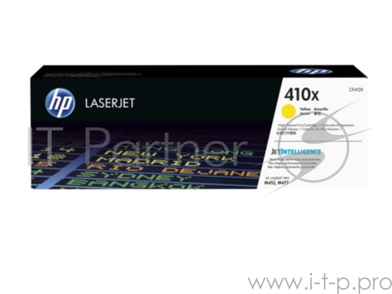 Тонер Картридж HP 410X CF412X желтый для HP LJ Pro M452/M477 (5000стр.)