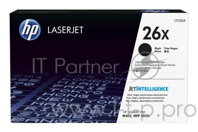 Тонер Картридж HP 26X CF226X черный для HP LJ Pro M402/M426 (9000стр.)