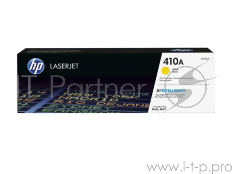 Тонер-картридж HP 410A CF412A желтый для LJ Pro M477fdn/M477fdw/M477fnw/M452dn 2300 стр.
