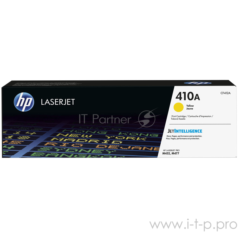 Тонер-картридж HP 410A CF412A желтый для LJ Pro M477fdn/M477fdw/M477fnw/M452dn 2300 стр.