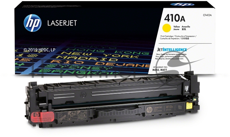 Тонер-картридж HP 410A CF412A желтый для LJ Pro M477fdn/M477fdw/M477fnw/M452dn 2300 стр.