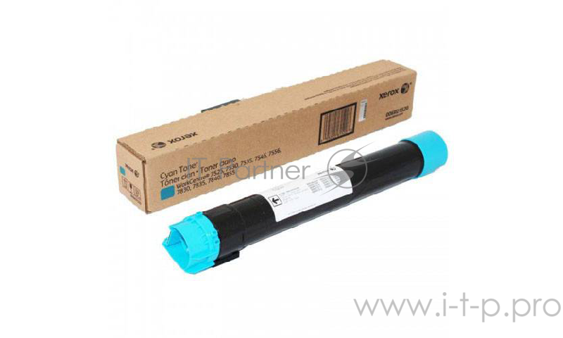 Расходные материалы XEROX 006R01660 Тонер-картридж голубой (34K) XEROX Color С60/C70