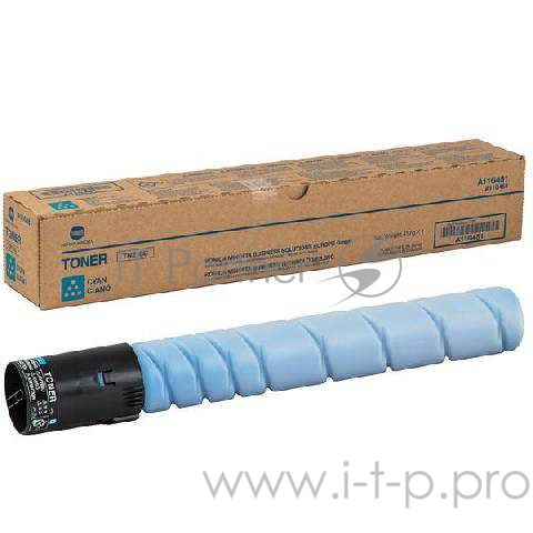 Тонер-картридж Konica-Minolta TN-221C Cyan голубой, для bizhub C227/C287