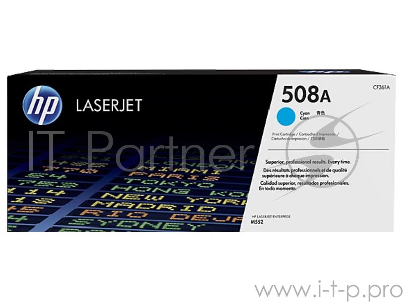 Расходные материалы HP CF361A Картридж 508A, Cyan {Color LaserJet M552/M553 (5000стр.)}