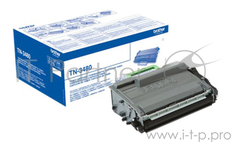 Тонер Картридж Brother TN3480 черный для Brother HL-L5000D/L5100DN/L5100DNT/L52 (8000стр.)