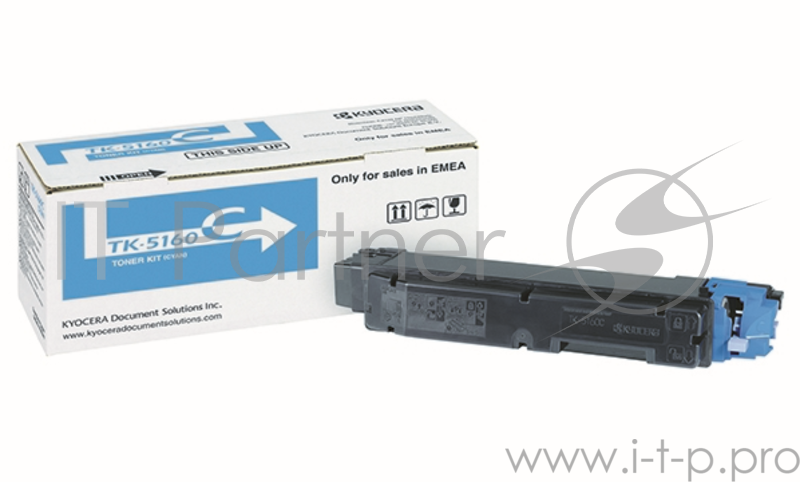 Тонер-картридж Kyocera TK-5160C (1T02NTCNL0), Cyan голубой, 12000 стр, для P7040cdn