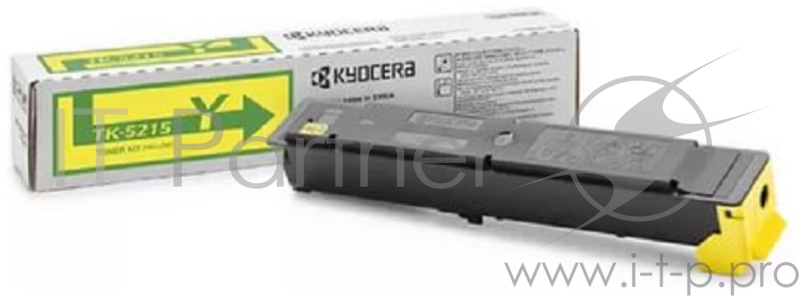 Тонер-картридж Kyocera TK-5215Y (1T02R6ANL0), Yellow желтый, 15000 стр., для TASKalfa 406ci