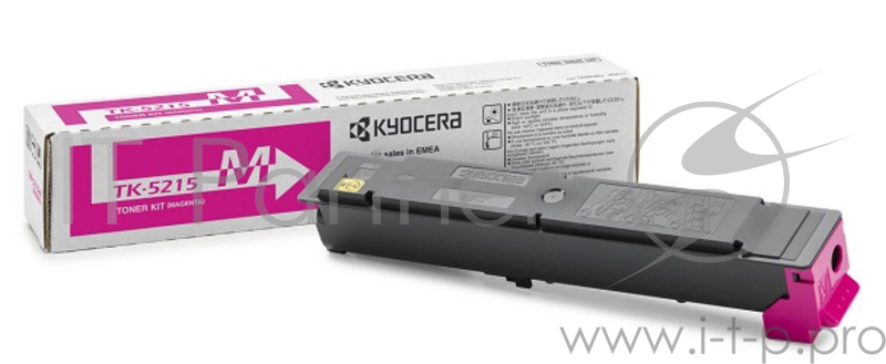 Тонер-картридж Kyocera TK-5215M (1T02R6BNL0), Magenta пурпурный, 15000 стр., для TASKalfa 406ci