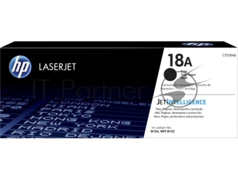 Тонер Картридж HP 18A CF218A черный для HP LJ Pro M104/M132 (1400стр.)