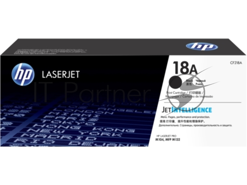 Тонер Картридж HP 18A CF218A черный для HP LJ Pro M104/M132 (1400стр.)