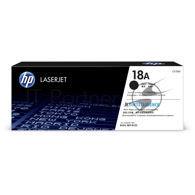 Тонер Картридж HP 18A CF218A черный для HP LJ Pro M104/M132 (1400стр.)