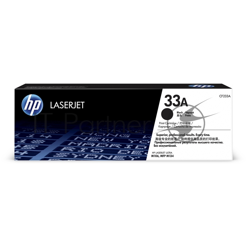 Тонер Картридж HP 33A CF233A черный для HP LJ Pro M106/M134 (2300стр.)