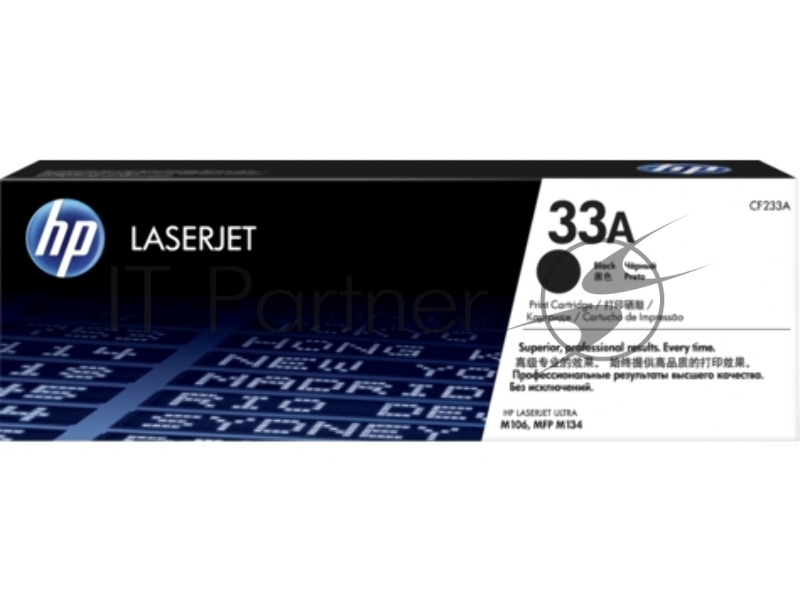 Тонер Картридж HP 33A CF233A черный для HP LJ Pro M106/M134 (2300стр.)