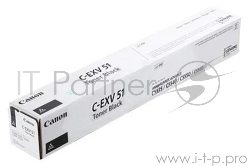 Тонер C-EXV 51 BLACK