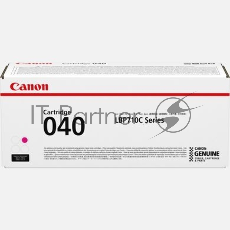 Тонер-картридж Canon Cartridge 040M (0456C001) Magenta пурпурный, 5400 стр., для LBP710Cx/712Cx