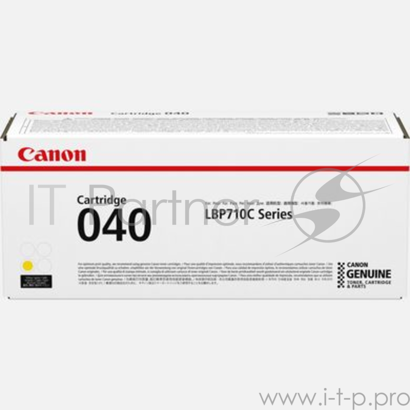 Тонер-картридж Canon Cartridge 040Y (0454C001) Yellow желтый, 5400 стр., для LBP710Cx/712Cx