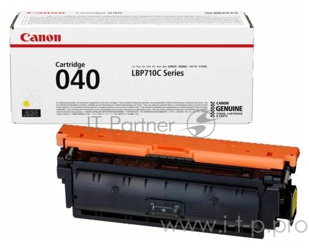Тонер-картридж Canon Cartridge 040Y (0454C001) Yellow желтый, 5400 стр., для LBP710Cx/712Cx