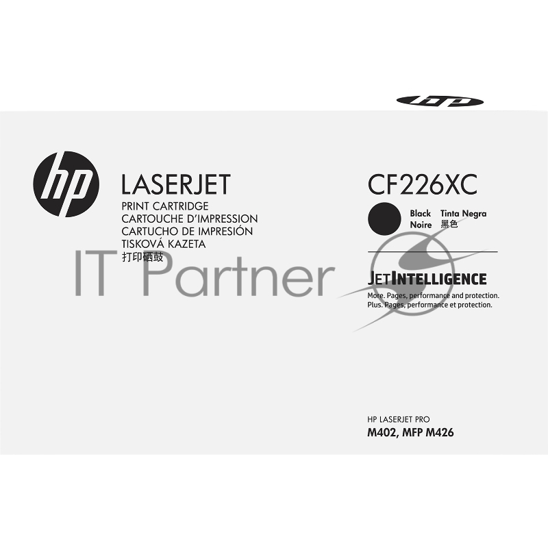 Тонер-картридж HP 26X Contractual High Yield Black Original LaserJet Toner Cartridge