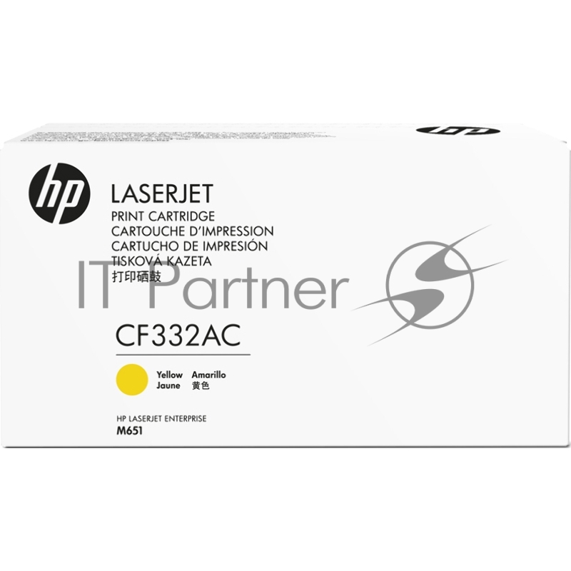 Тонер-картридж HP 654A Ylw Contract LJ Toner Cartridge