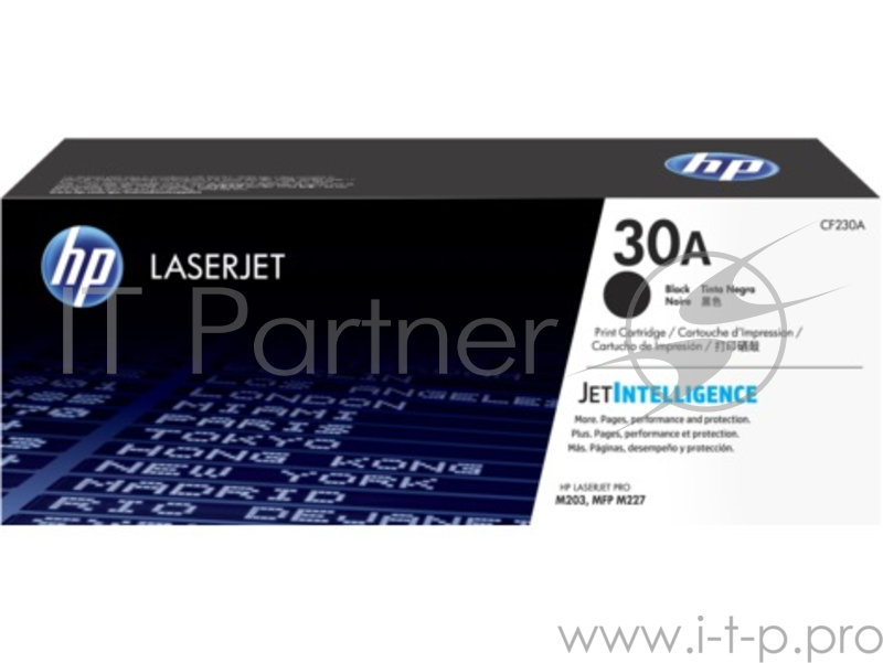 Тонер-картридж HP 30A Black Original LaserJet Toner Cartridge (CF230A)