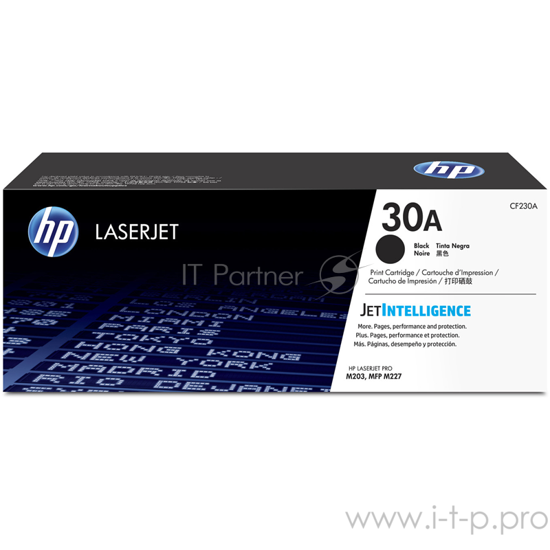 Тонер-картридж HP 30A Black Original LaserJet Toner Cartridge (CF230A)