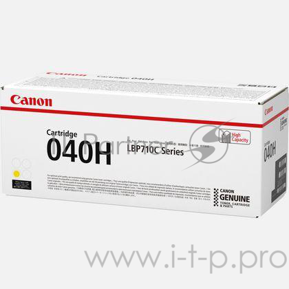 Тонер-картридж Canon Cartridge 040HY (0455C001) Yellow желтый, 10000 стр., для LBP-710Cx/712Cx