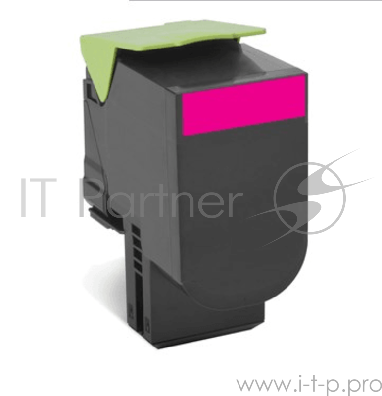 Картридж Lexmark сверхвысокой ёмкости с пурпурным тонером для CS510de, CS510dte, 4 тыс. стр. (708XME Magenta Extra High Yield Toner Cartridge)